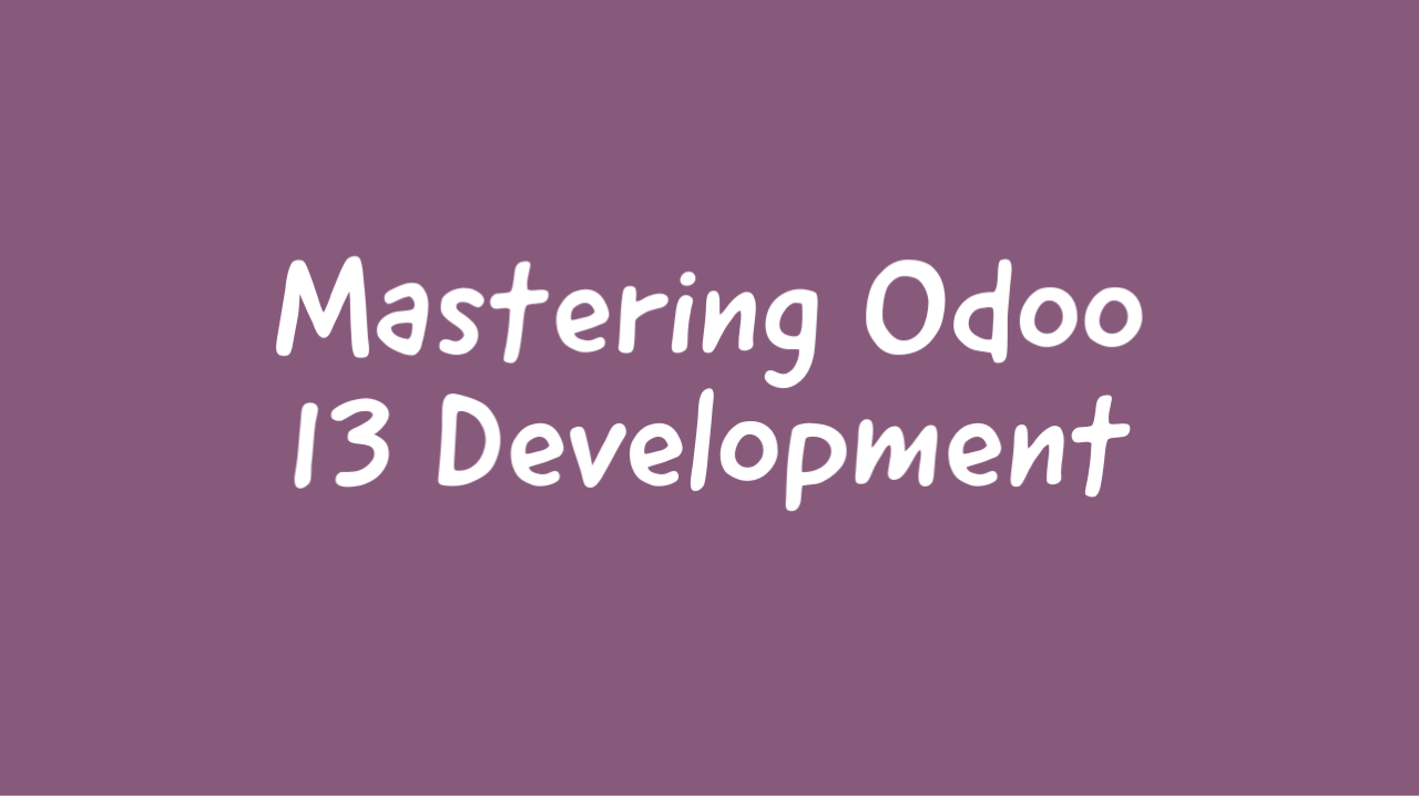 Odoo 13 Developement