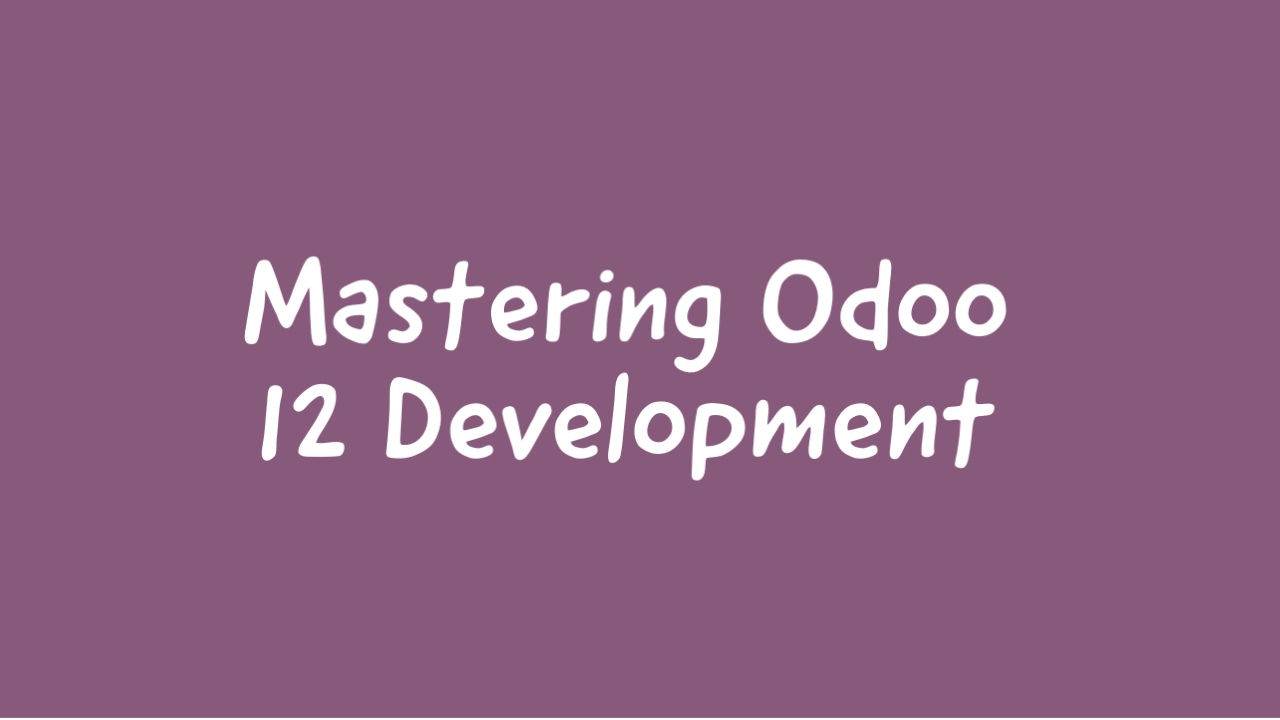 Odoo 12 Development